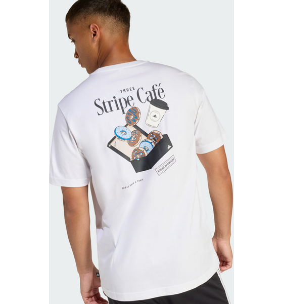 ADIDAS Adidas Coffee Cafe Donut Box Graphic T-shirt på