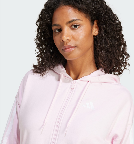 ADIDAS Adidas Essentials 3-stripes French Terry Full-zip Hoodie på