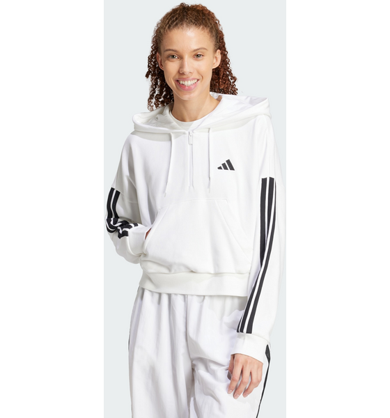 ADIDAS Adidas Essentials 3-stripes French Terry Quarter-zip Hoodie på