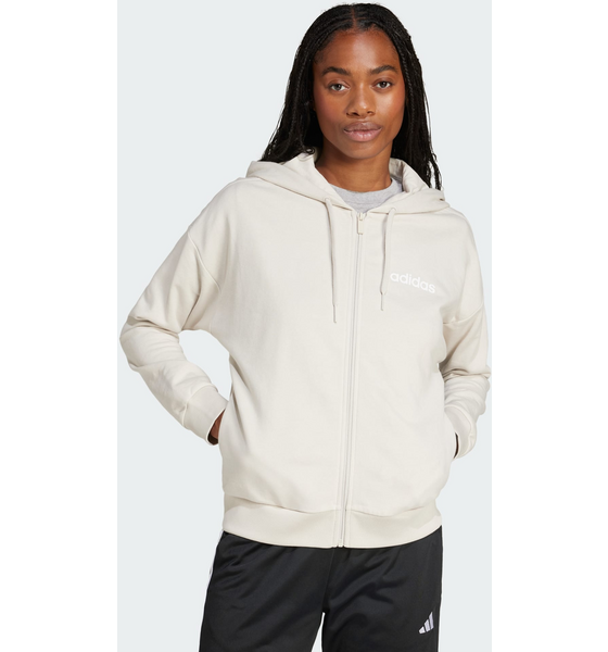 ADIDAS Adidas Essentials Linear Full-zip French Terry Hoodie på