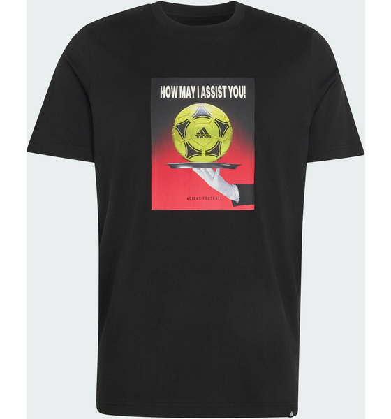 ADIDAS Adidas Foorball Slogan T-shirt Med Grafik på