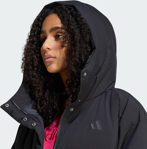 ADIDAS Adidas Helionic Dunjacka Med Huva på