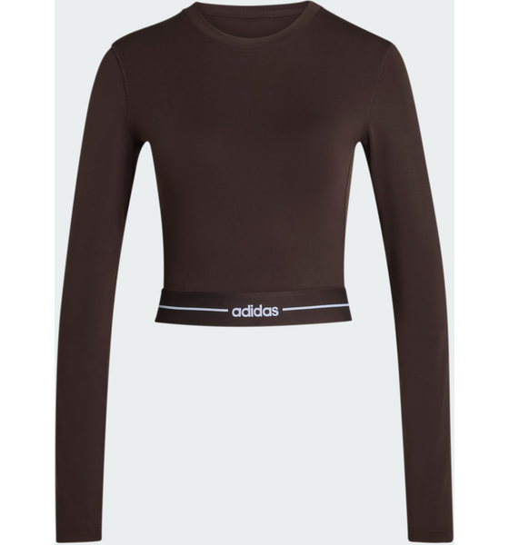 ADIDAS Adidas Hyperglam Cropped Long Sleeve T-shirt på