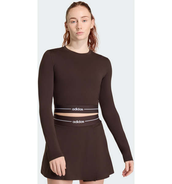 ADIDAS Adidas Hyperglam Cropped Long Sleeve T-shirt på