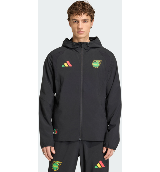ADIDAS Adidas Jamaica X Bob Marley Tiro Travel Full Zip Windbreaker Jacka på