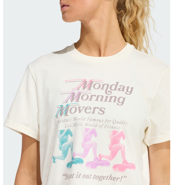 ADIDAS Adidas Lesmills Movers Graphic T-shirt på