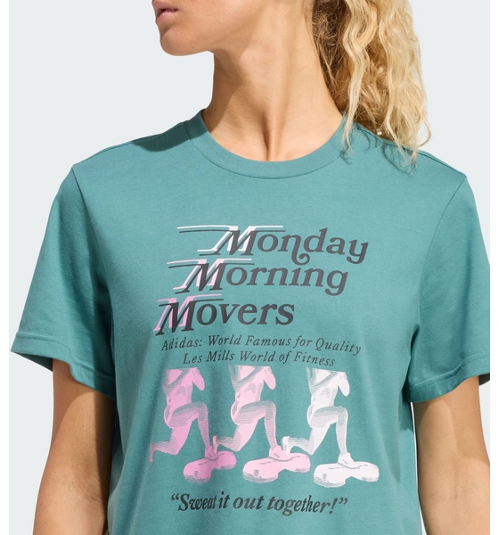 ADIDAS Adidas Lesmills Movers Graphic T-shirt på