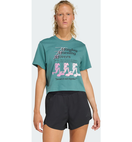 ADIDAS Adidas Lesmills Movers Graphic T-shirt på