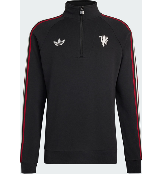 ADIDAS Adidas Manchester United Originals Tröja Med Halv Dragkedja på