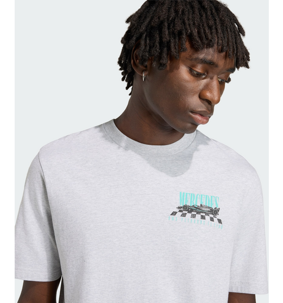 ADIDAS Adidas Mercedes - Amg Petronas Formula 1 Team 01 T-shirt Med Grafik på
