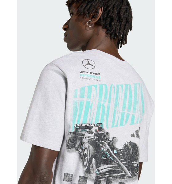 ADIDAS Adidas Mercedes - Amg Petronas Formula 1 Team 01 T-shirt Med Grafik på