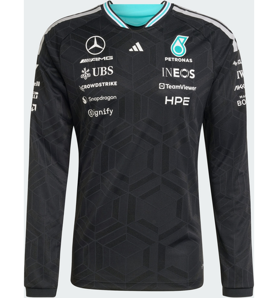 ADIDAS Adidas Mercedes - Amg Petronas Formula 1 Team Driver Authentic Långärmad Tröja på