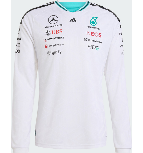 ADIDAS Adidas Mercedes - Amg Petronas Formula 1 Team Driver Authentic Långärmad Tröja på