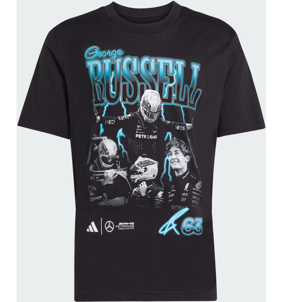 ADIDAS Adidas Mercedes - Amg Petronas Formula One Team George Russell Graphic T-shirt på