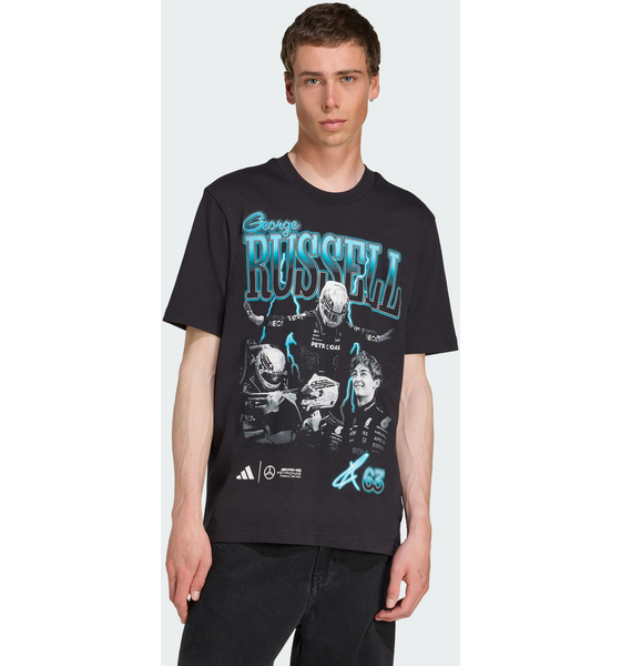 ADIDAS Adidas Mercedes - Amg Petronas Formula One Team George Russell Graphic T-shirt på