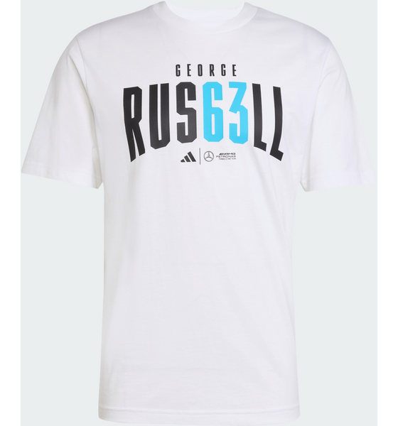 ADIDAS Adidas Mercedes - Amg Petronas Formula One Team George Russell T-shirt på