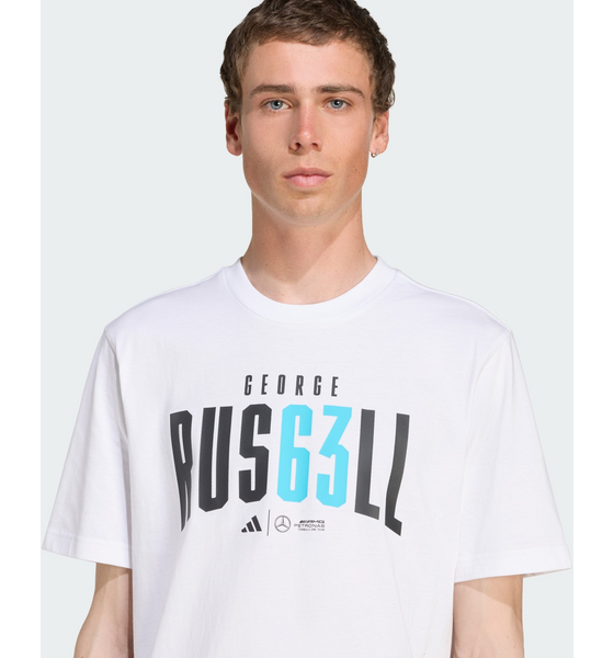 ADIDAS Adidas Mercedes - Amg Petronas Formula One Team George Russell T-shirt på