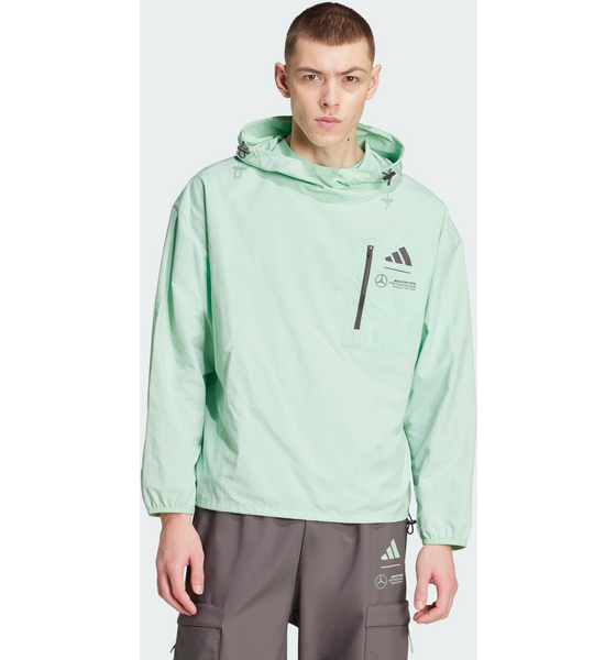 ADIDAS Adidas Mercedes - Amg Petronas Formula One Team Premium Woven Vindjacka på