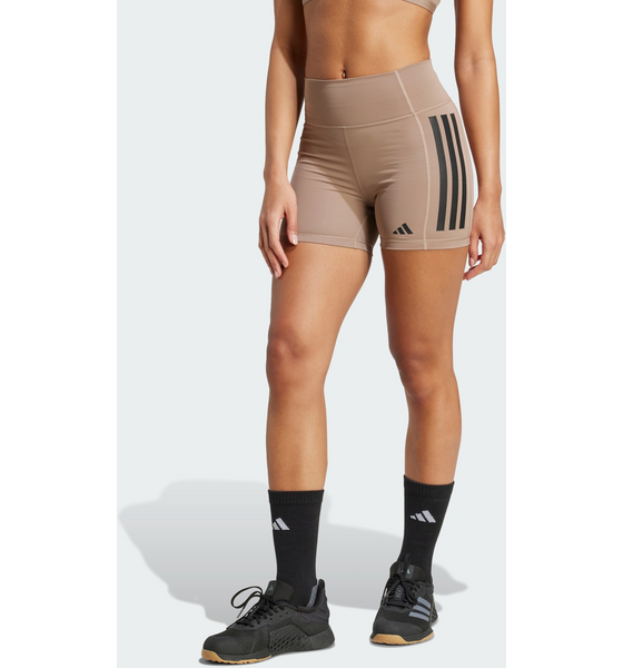 ADIDAS Adidas Optimé 3-stripes 1/4 Korta Leggings på