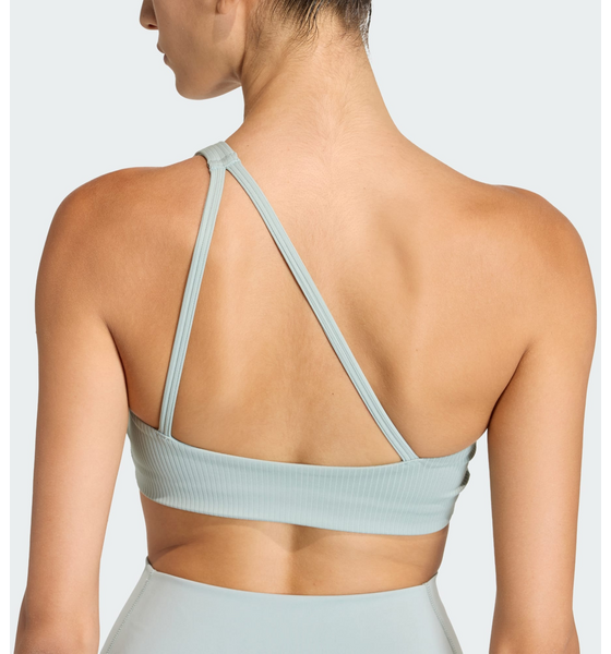 ADIDAS Adidas Optime Asymmetrisk Tränings-bh Med Ribbning För Lätt Stöd på