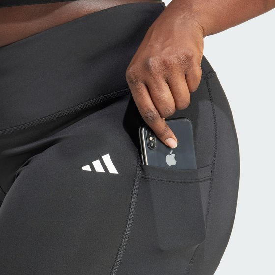 ADIDAS Adidas Optime Essentials Stash Pocket Hellånga Leggings (plus Size) på