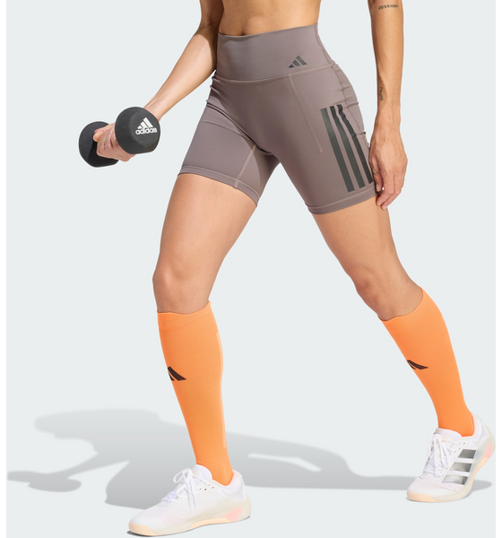 ADIDAS Adidas Optime Workout 3-stripes Short Leggings på