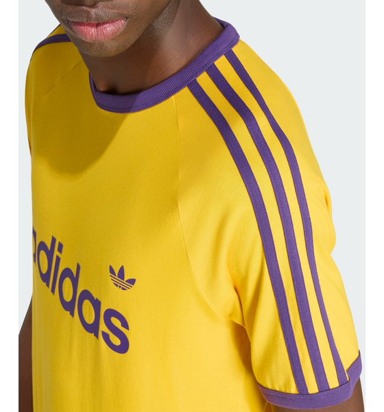 ADIDAS ORIGINALS Adidas Originals 3-stripes Slim Ringer T-shirt på