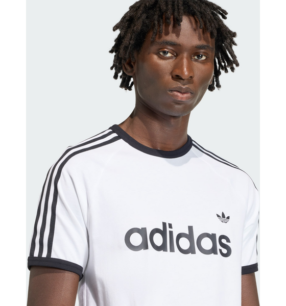 ADIDAS ORIGINALS Adidas Originals 3-stripes Slim Ringer T-shirt på