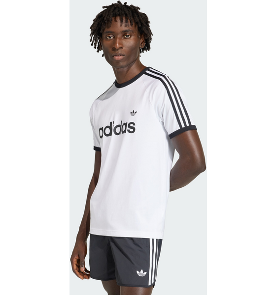 ADIDAS ORIGINALS Adidas Originals 3-stripes Slim Ringer T-shirt på