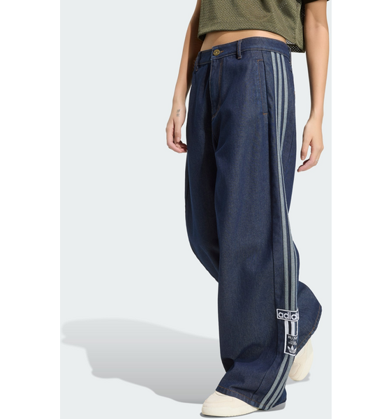 ADIDAS ORIGINALS Adidas Originals Adibreak Jeansbyxa Med Medelhög Midja Och Vida Ben på