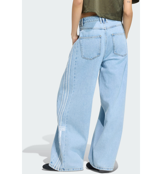 ADIDAS ORIGINALS Adidas Originals Adibreak Mid-rise Wide-leg Denim Byxor på
