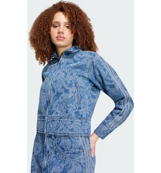 ADIDAS ORIGINALS Adidas Originals Adidas Liberty London Firebird Denim Träningsjacka på