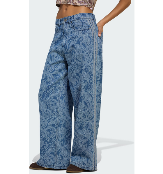 ADIDAS ORIGINALS Adidas Originals Adidas Liberty London Firebird Mid Rise Straight Jeans på