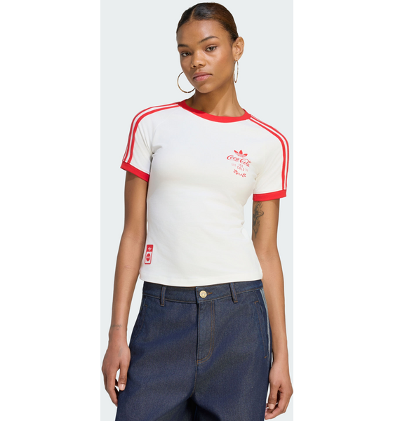 ADIDAS ORIGINALS Adidas Originals Adidas X Coca-cola 3-stripes T-shirt på