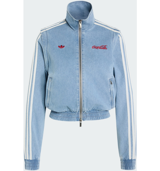 ADIDAS ORIGINALS Adidas Originals Adidas X Coca-cola Firebird Reg Träningsjacka I Denim på