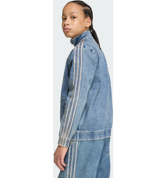 ADIDAS ORIGINALS Adidas Originals Firebird Träningsjacka I Denim Med Lös Passform på