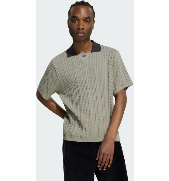 ADIDAS ORIGINALS Adidas Originals Kabelstickad Fotbollströja på