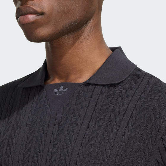 ADIDAS ORIGINALS Adidas Originals Kabelstickad Fotbollströja på