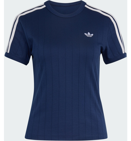 ADIDAS ORIGINALS Adidas Originals Kritstrecksrandig Kortärmad T-shirt I Smal Passform på