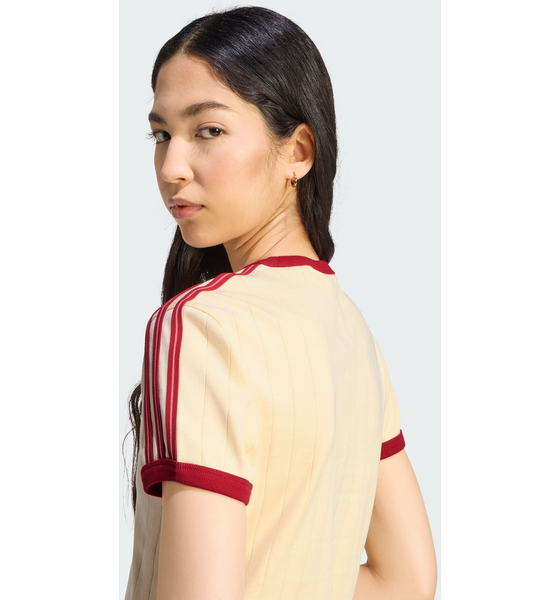 ADIDAS ORIGINALS Adidas Originals Kritstrecksrandig Kortärmad T-shirt I Smal Passform på