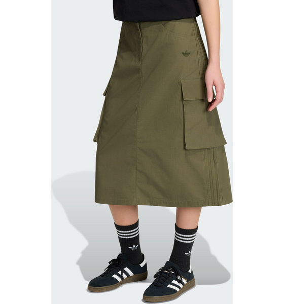ADIDAS ORIGINALS Adidas Originals Midi Ripstop Cargo Kjol på