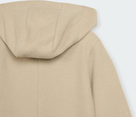 ADIDAS ORIGINALS Adidas Originals Ribbstickad Body Med Huva I Vinteranpassat Material på