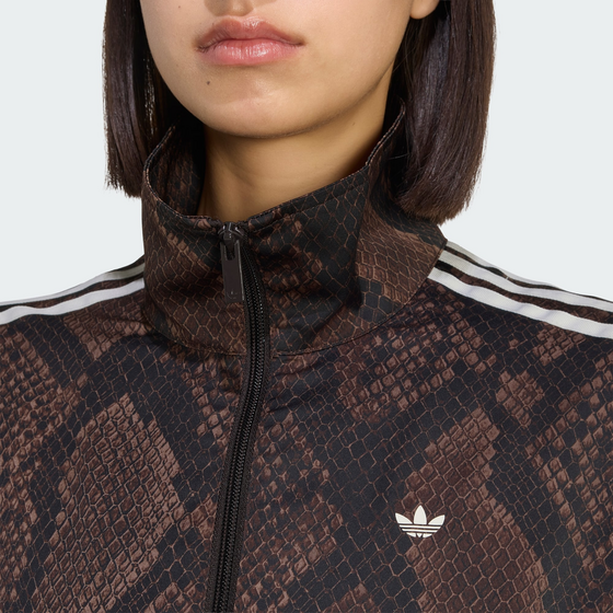 ADIDAS ORIGINALS Adidas Originals Satin Snake Print Firebird Träningsjacka på