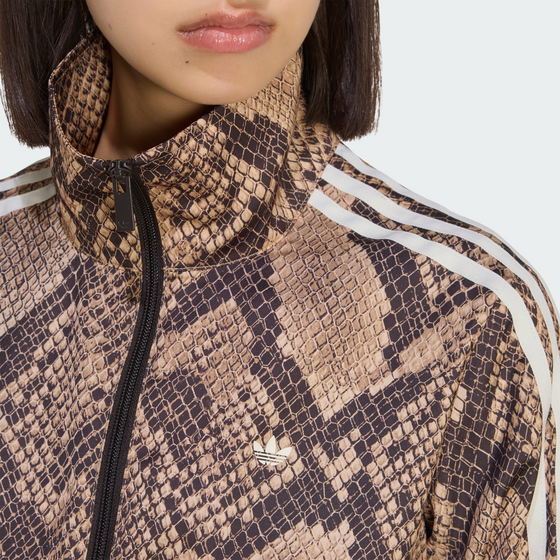 ADIDAS ORIGINALS Adidas Originals Satin Snake Print Firebird Träningsjacka på