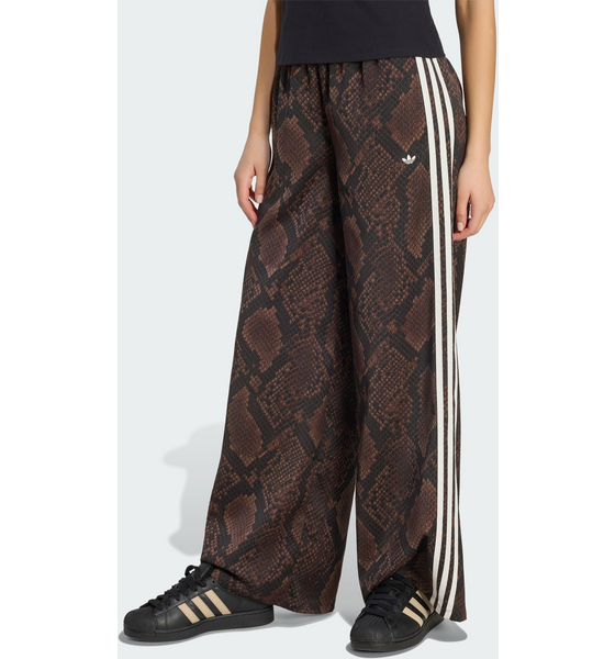 ADIDAS ORIGINALS Adidas Originals Satin Snake Print Wide Leg Träningsbyxor på