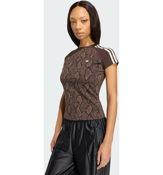 ADIDAS ORIGINALS Adidas Originals Snake Print Cali T-shirt på