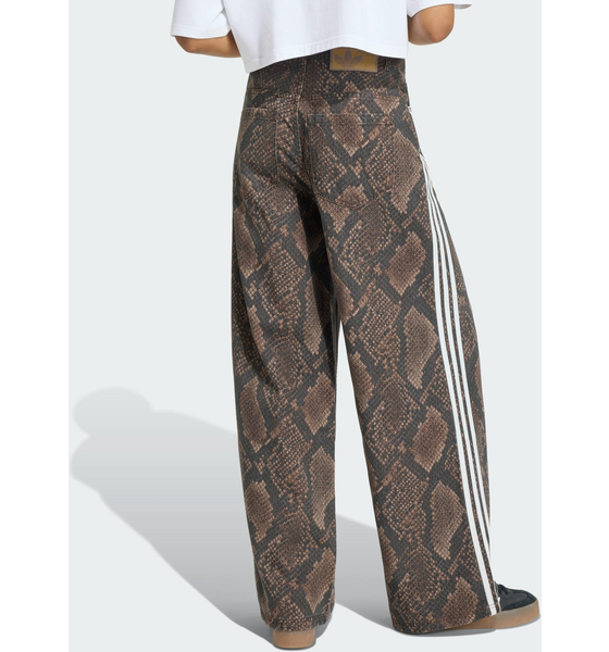 ADIDAS ORIGINALS Adidas Originals Snake Print Denim Loose Byxor på