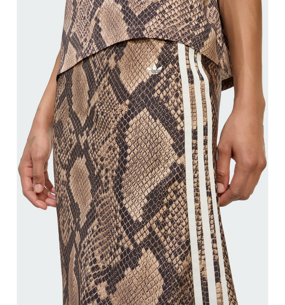 ADIDAS ORIGINALS Adidas Originals Snake Print Satin Kjol på