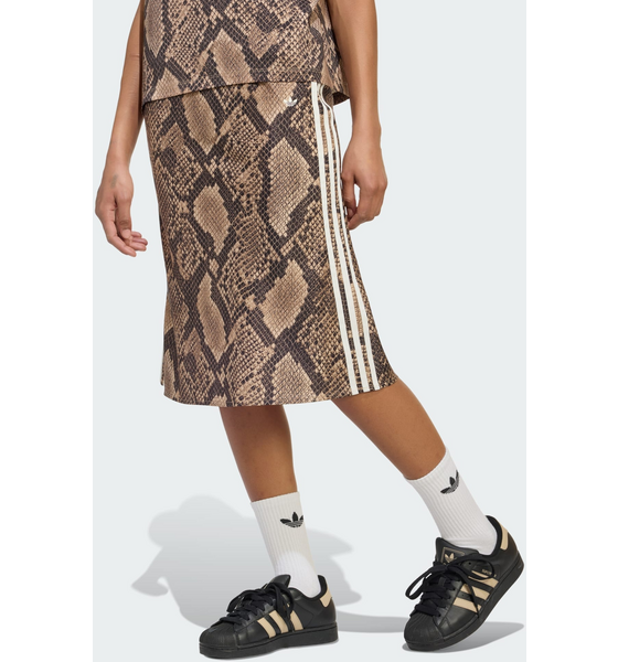 ADIDAS ORIGINALS Adidas Originals Snake Print Satin Kjol på