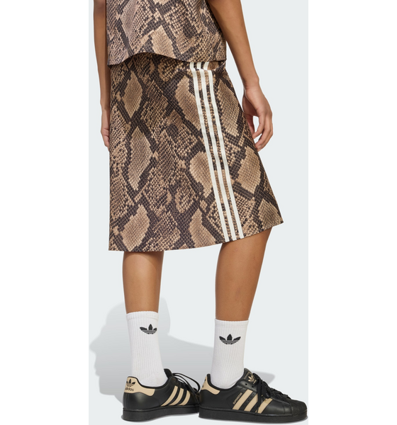 ADIDAS ORIGINALS Adidas Originals Snake Print Satin Kjol på